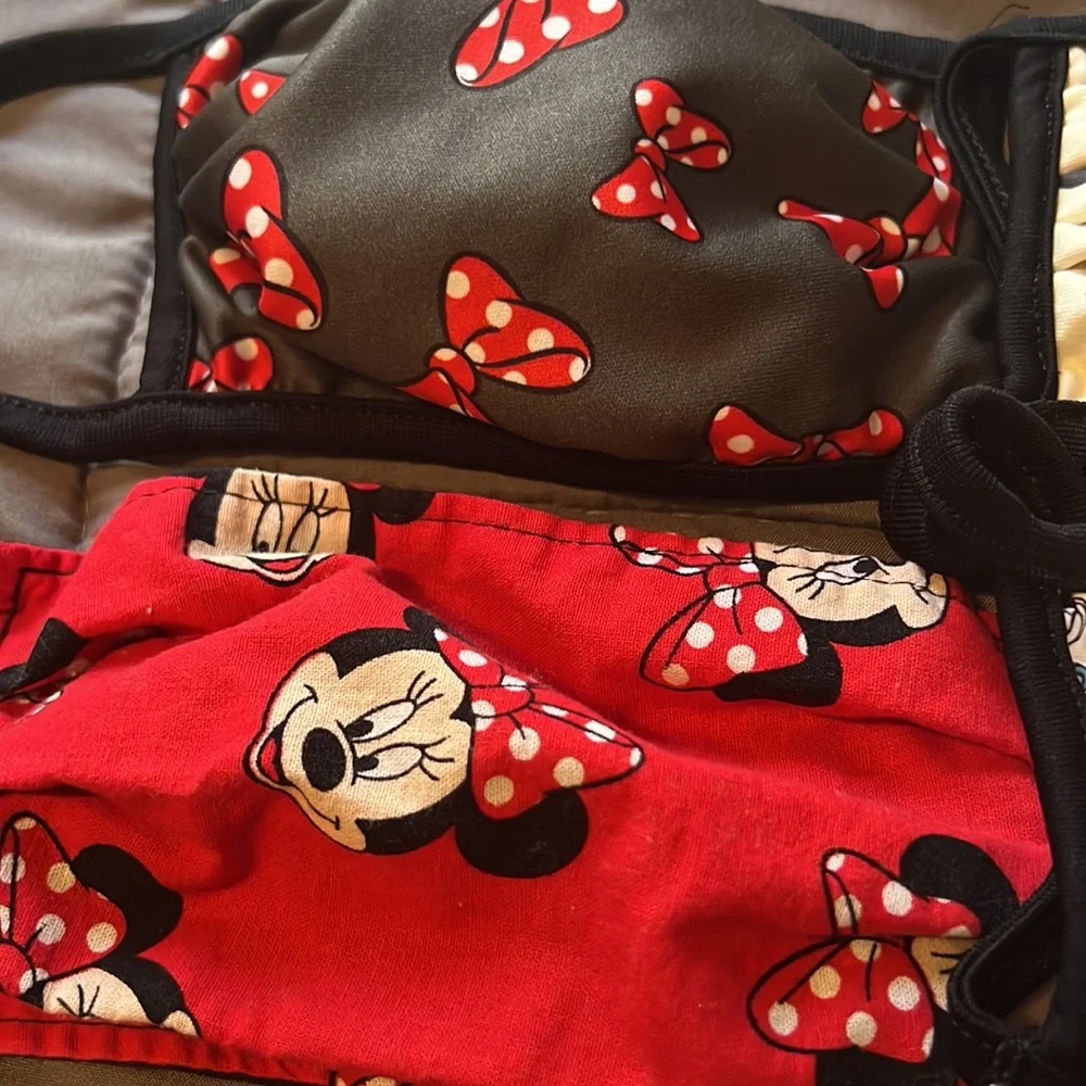 Bundle of 5 Women’s Disney Minnie Mouse & WB Looney Toons Face Masks